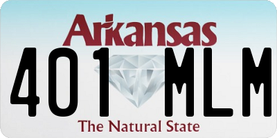 AR license plate 401MLM