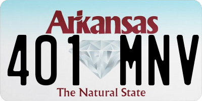 AR license plate 401MNV