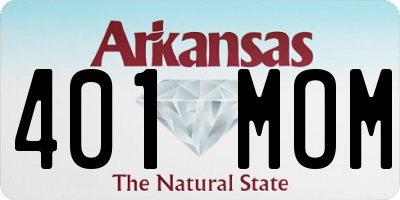 AR license plate 401MOM