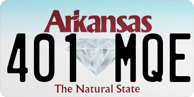 AR license plate 401MQE