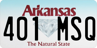 AR license plate 401MSQ