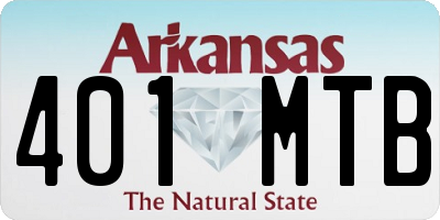 AR license plate 401MTB