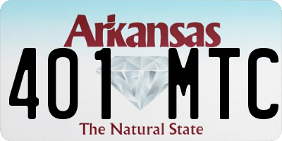 AR license plate 401MTC