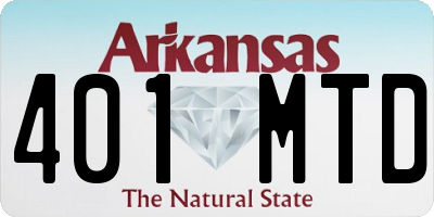 AR license plate 401MTD