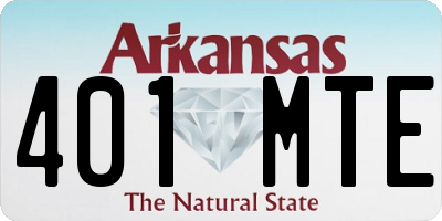 AR license plate 401MTE