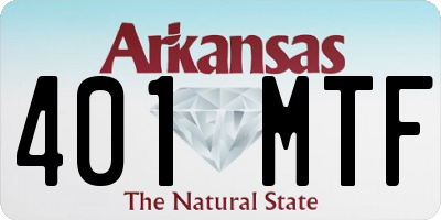 AR license plate 401MTF