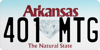 AR license plate 401MTG