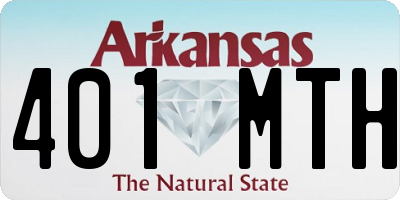 AR license plate 401MTH