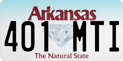 AR license plate 401MTI