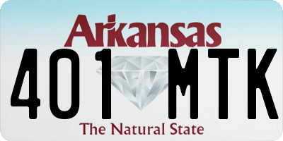 AR license plate 401MTK