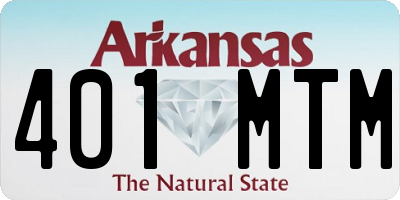 AR license plate 401MTM