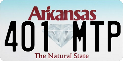 AR license plate 401MTP