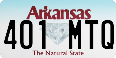 AR license plate 401MTQ