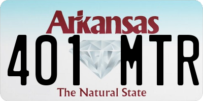 AR license plate 401MTR