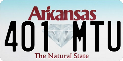 AR license plate 401MTU