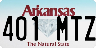 AR license plate 401MTZ