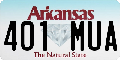 AR license plate 401MUA