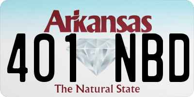 AR license plate 401NBD