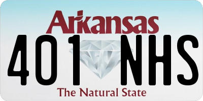 AR license plate 401NHS