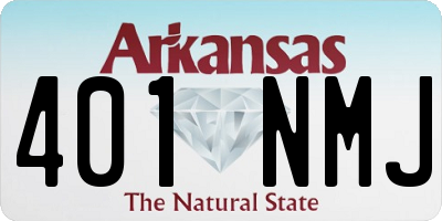 AR license plate 401NMJ