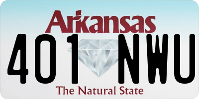 AR license plate 401NWU