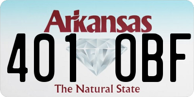 AR license plate 401OBF