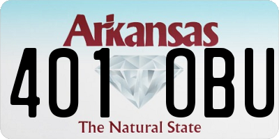 AR license plate 401OBU