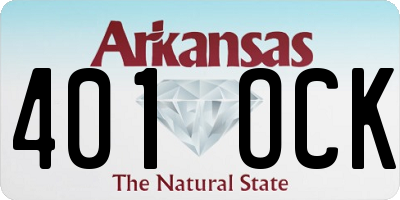 AR license plate 401OCK