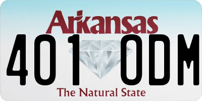 AR license plate 401ODM