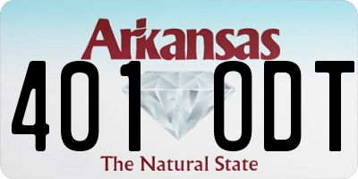 AR license plate 401ODT