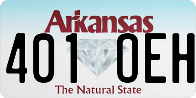 AR license plate 401OEH