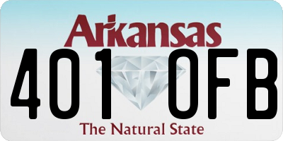 AR license plate 401OFB