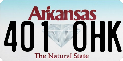 AR license plate 401OHK