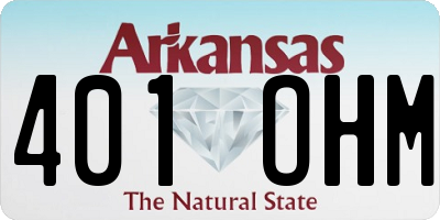 AR license plate 401OHM