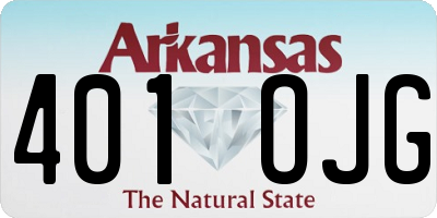 AR license plate 401OJG