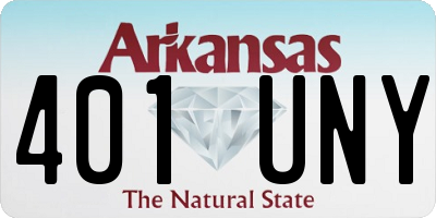AR license plate 401UNY