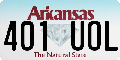 AR license plate 401UOL