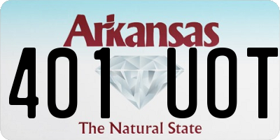 AR license plate 401UOT