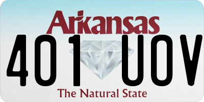 AR license plate 401UOV