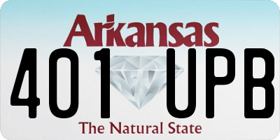 AR license plate 401UPB