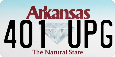 AR license plate 401UPG