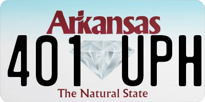 AR license plate 401UPH