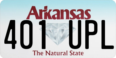 AR license plate 401UPL