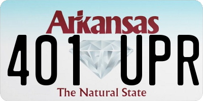 AR license plate 401UPR