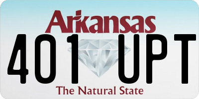 AR license plate 401UPT