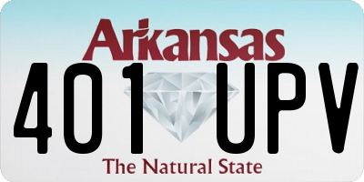 AR license plate 401UPV