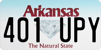 AR license plate 401UPY
