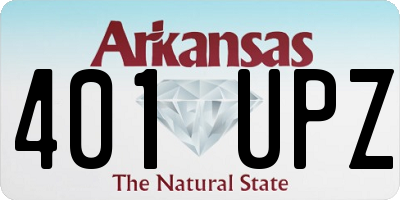 AR license plate 401UPZ