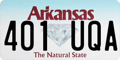 AR license plate 401UQA