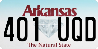 AR license plate 401UQD